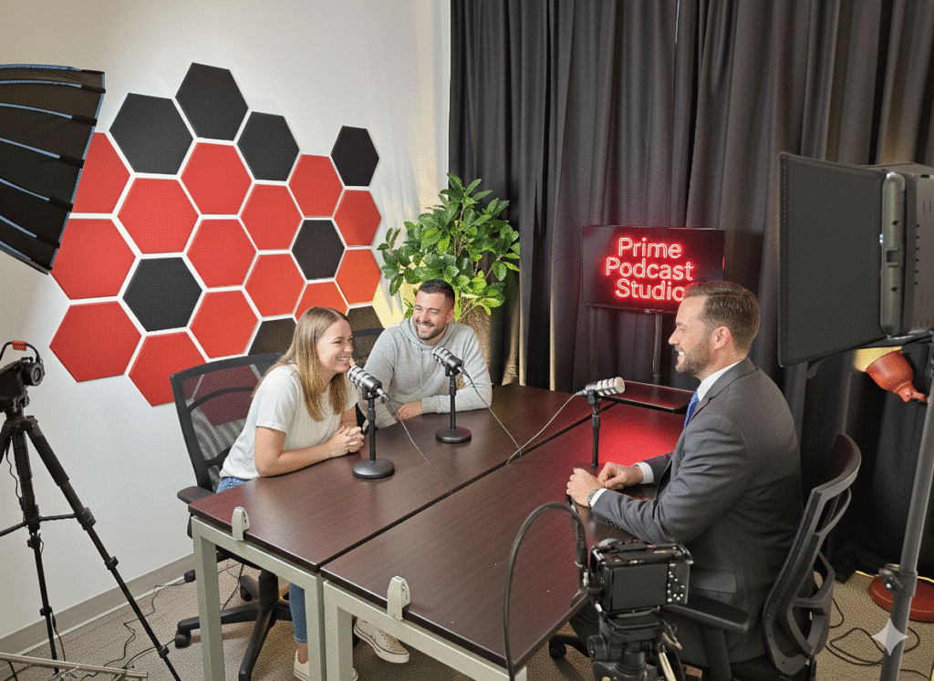 Professional podcast studio in Vancouver.